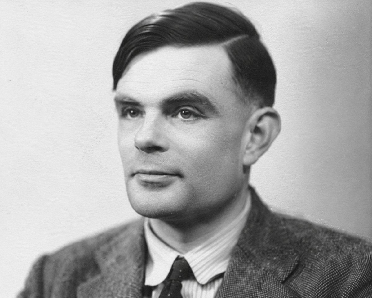 Alan Turing portrait