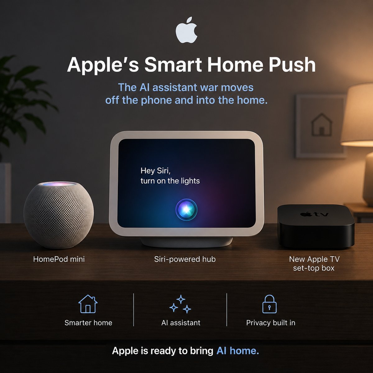 Apple's smart home push: HomePod mini, a Siri-powered hub, and a new Apple TV set-top box