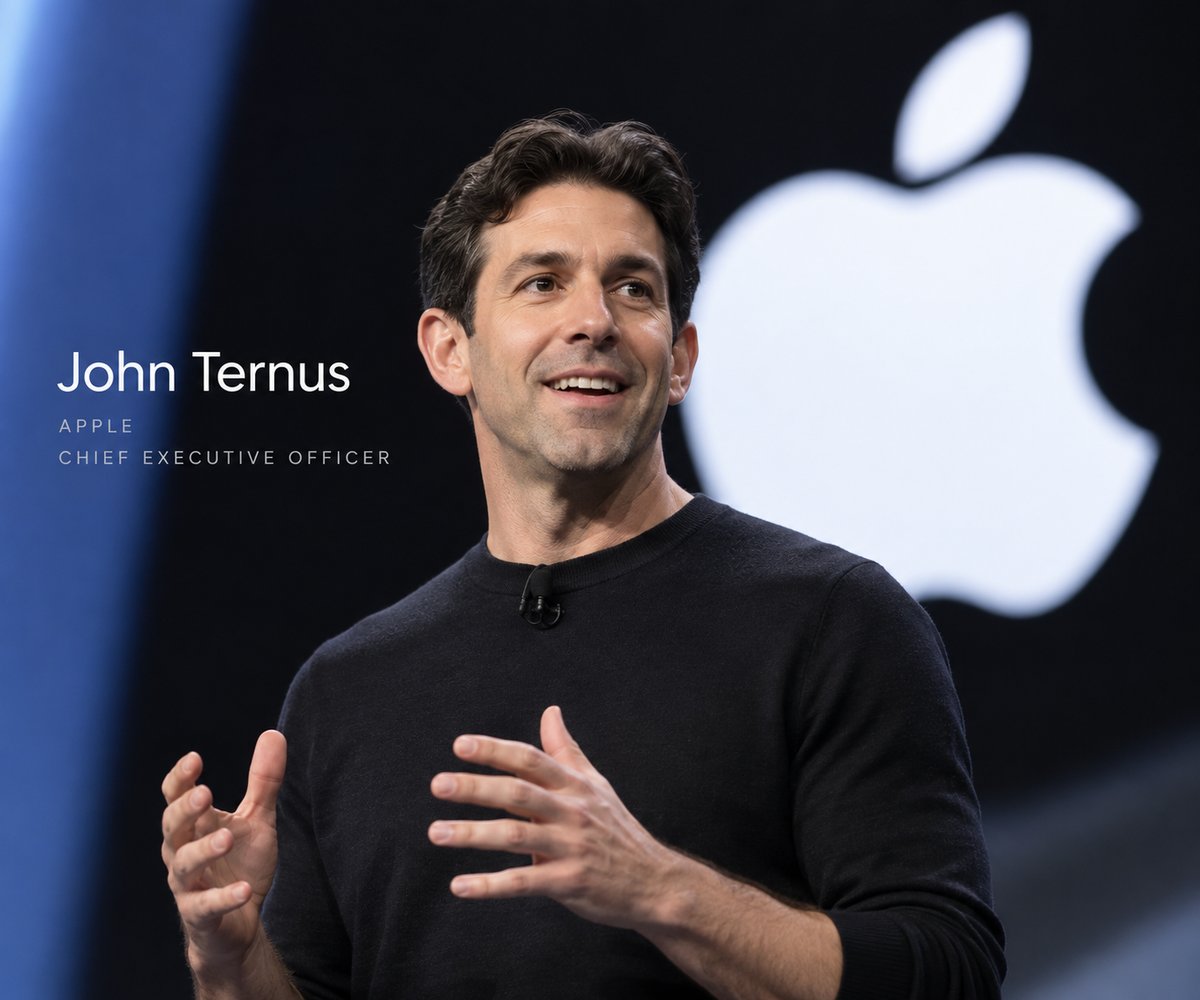 John Ternus, newly named chief executive officer of Apple